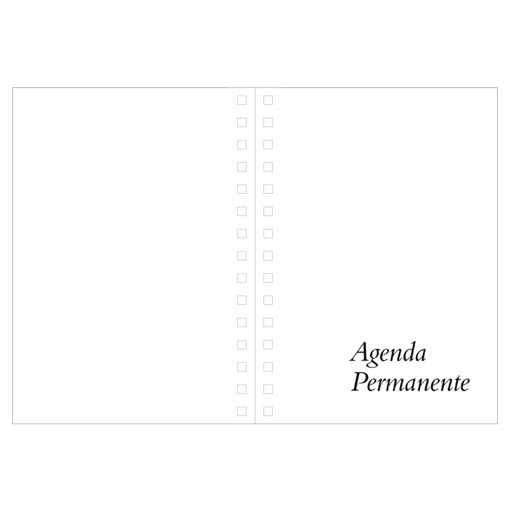 Agenda Permanente Capa Pet Sublimática